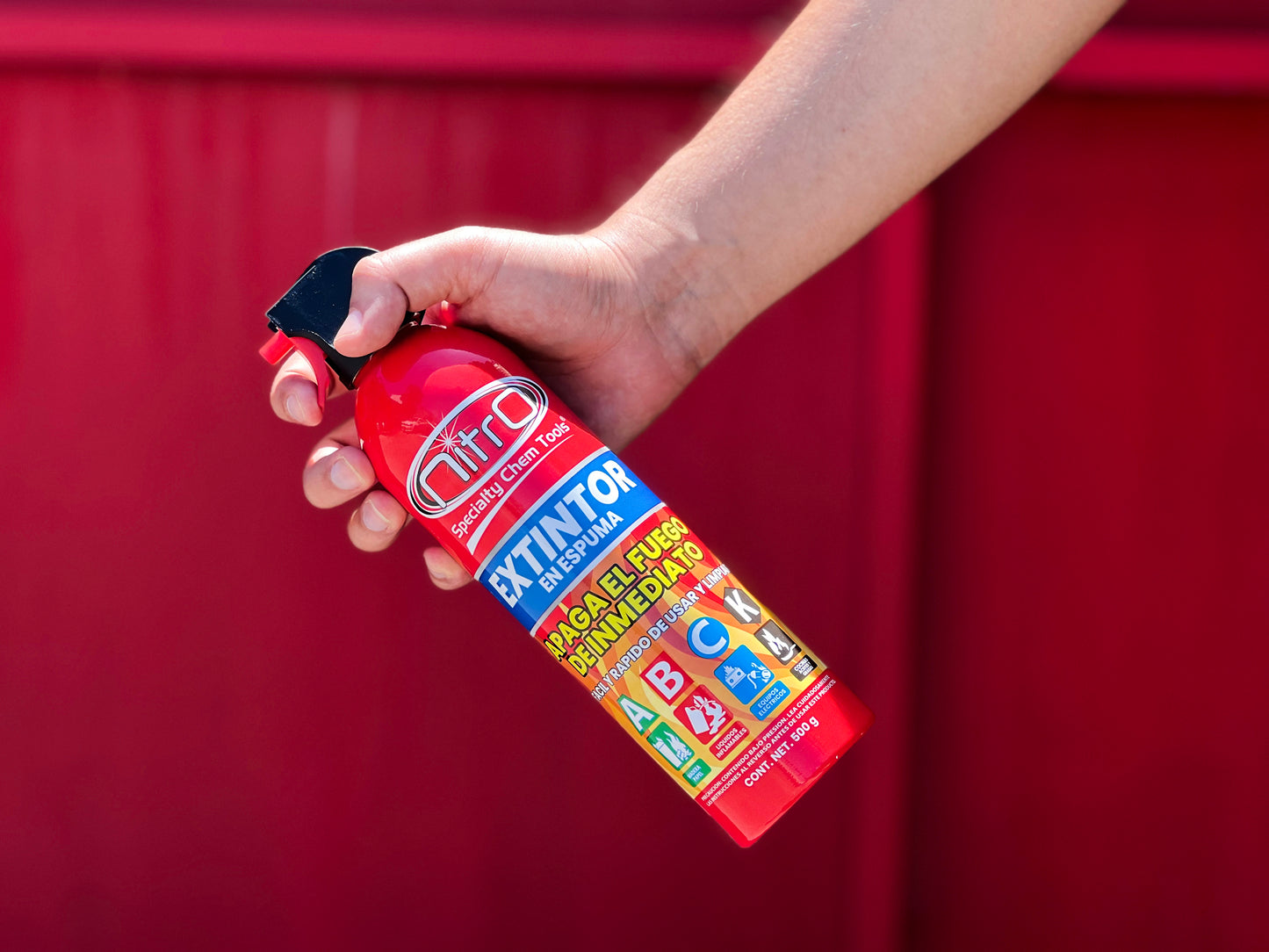 Extintor en Aerosol en Espuma Nitro 500g