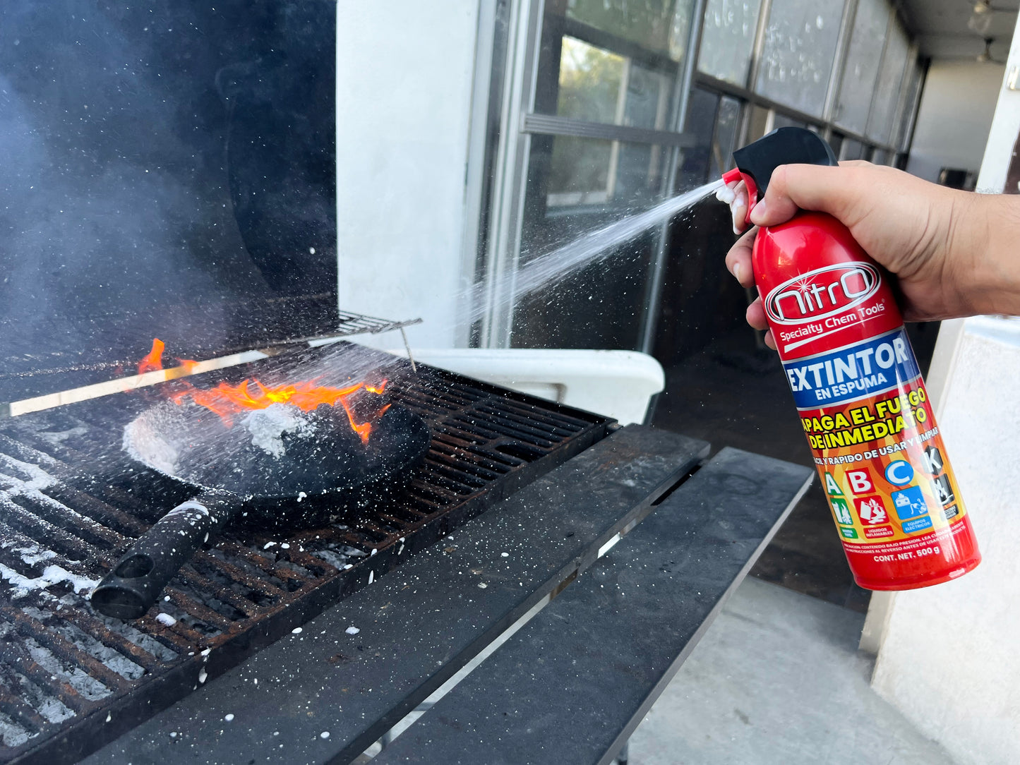 Extintor en Aerosol en Espuma Nitro 500g