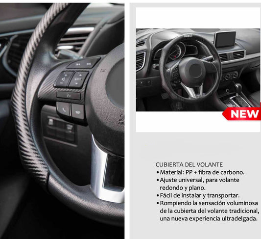 Cubre Volante De Fibra De Carbono Sparco