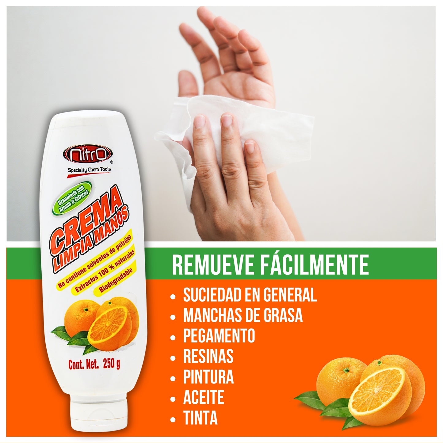 Crema Desengrasante Limpiamanos