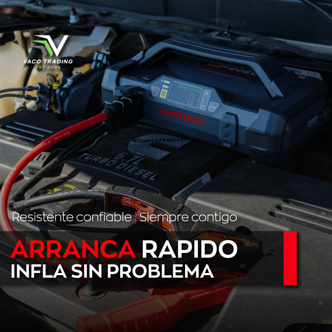 Arrancador de Batería Lokithor JA301 4 en 1