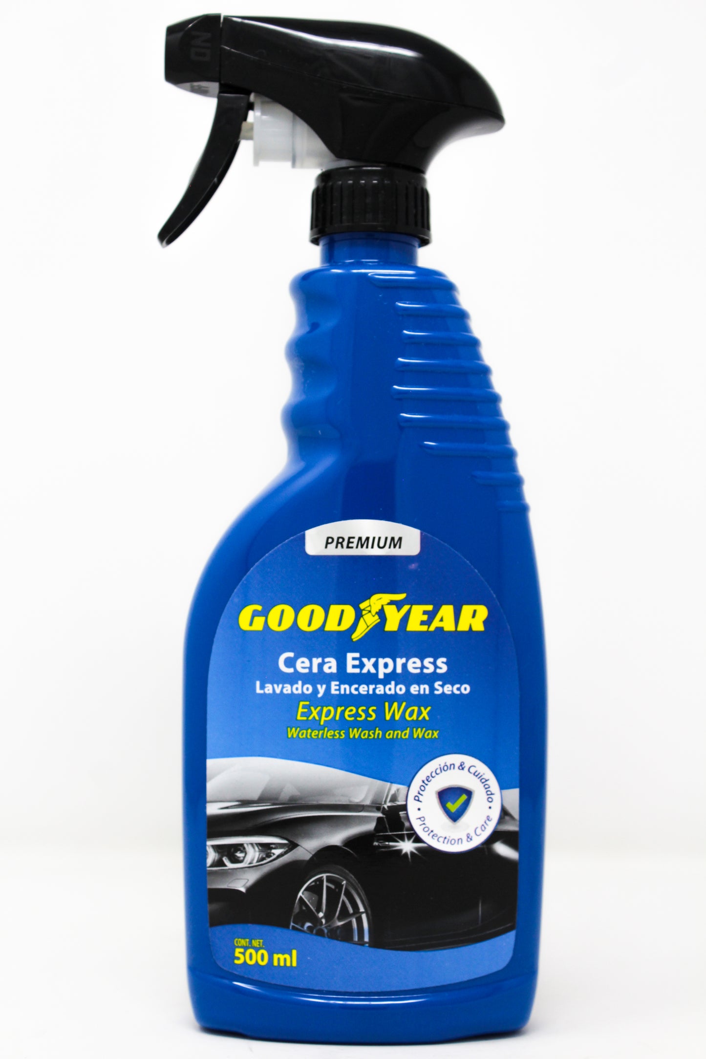 Cera Express Lavado y Encerado en Seco Goodyear 500 ml