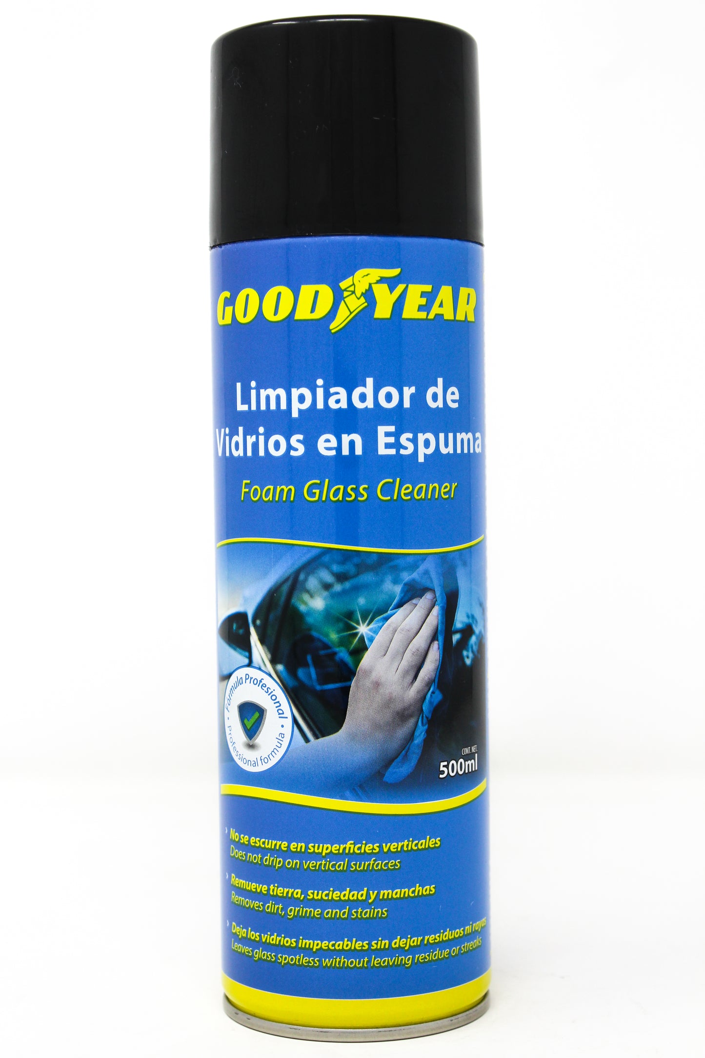 Limpiador de Vidrios en Espuma Goodyear 500 ml