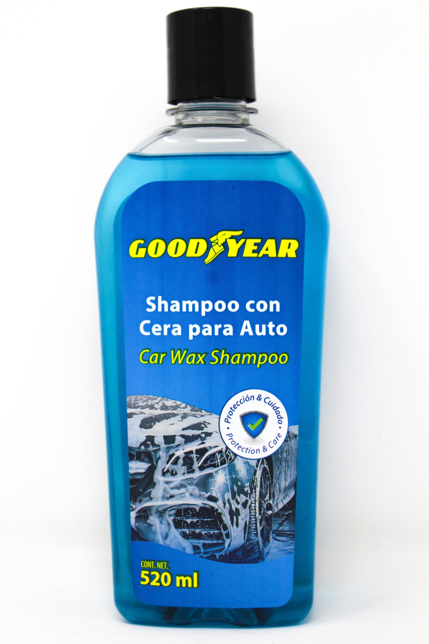 Shampoo con Cera para Auto Goodyear 520 ml